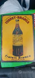 quadro di legno Fernet Branca