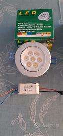 Faretti a Led orientabili ad incasso