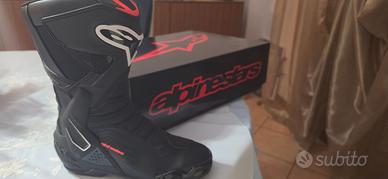 ALPINESTARS SMX-6 V3 Black / Red Fluo Tg 41