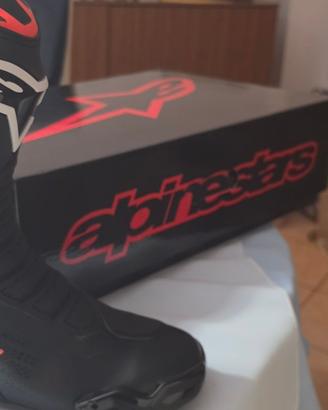 ALPINESTARS SMX-6 V3 Black / Red Fluo Tg 41