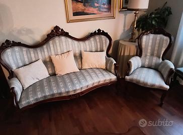 DIVANO ANTICO + SEDIA