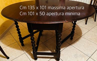 Tavolo a bandelle stile inglese