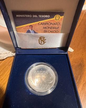 Moneta 10000 Lire Mondiali di calcio Francia 1998