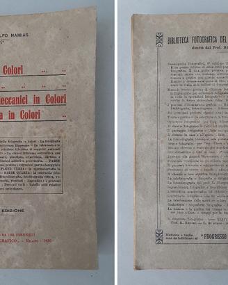 R. NAMIAS “LA FOTOGRAFIA IN COLORI…” 5ª ED. - 1930