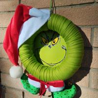 Grinch decorazione natalizia.Fuoriporta.