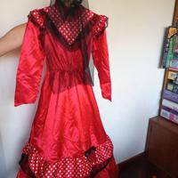 Vestito da spagnola rosso