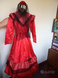 Vestito da spagnola rosso