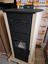 STUFA PELLET VENTILATA CANALIZZATA 15kw 90mq FIERA