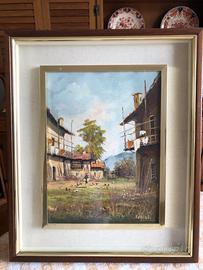 Quadro olio su tela G. Lorenzi