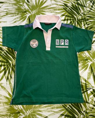 Polo Napapijri Geographic verde NPR taglia 12 anni