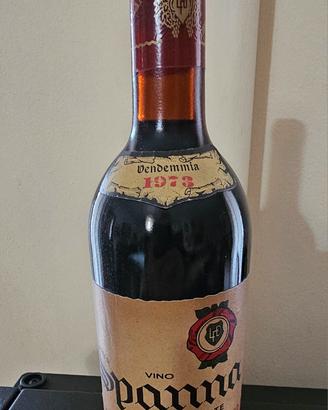  Bottiglia vino Spanna 1973
