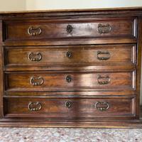 Canterano comò emiliano romagnolo fine '600 noce