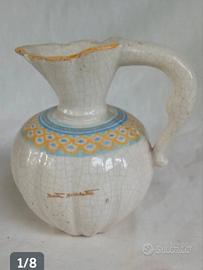 Antica brocca in ceramica firmata Marta Marzotto 