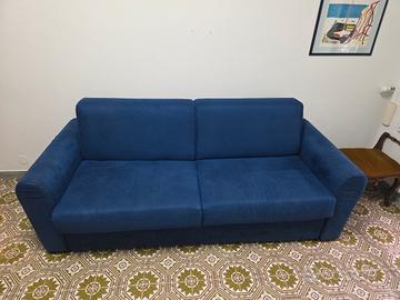 Divano letto in alcantara