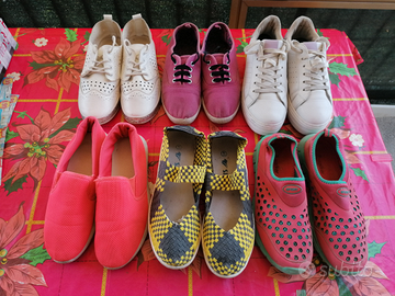 41 scarpe donna sneakers estive usate a scelta