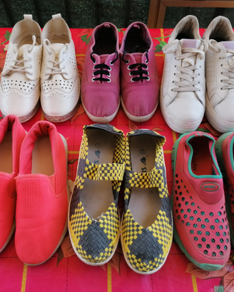 41 scarpe donna sneakers estive usate a scelta