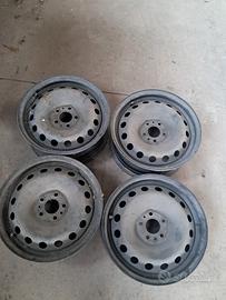 4 Cerchi Fiat doblò 6.5x16 ET39 5x98 58