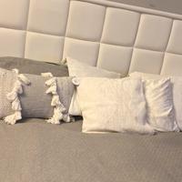 Letto king size in eco pelle