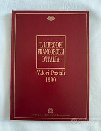 Libro Francobolli d’Italia, Valori Postali 1990