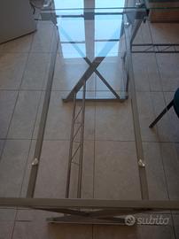 Scrivania/toeletta cristallo