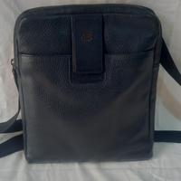 borsello piquadro blue in pelle 