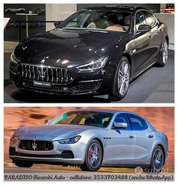 Ricambi maserati ghibli 2013-2026