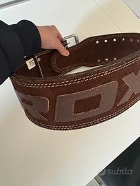 Cintura RDX powerlifting in pelle