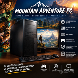 PC Gaming Retro Q6600 + Radeon HD 6770 1GB–Giochi