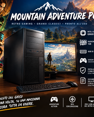 PC Gaming Retro Q6600 + Radeon HD 6770 1GB–Giochi
