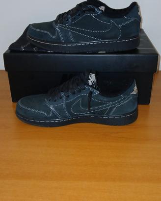 air jordan low 1 x travis scott black phantom