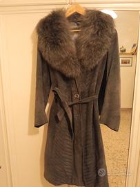 CAPPOTTO - 100% Vera Pelle Scamosciata