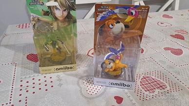Amiibo Link + Duck Hunt (Smash Bros) sigillati