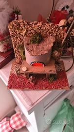 forno con luce presepe