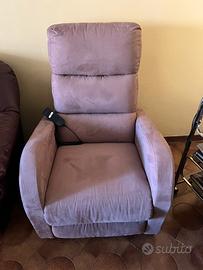 Poltrona elettrica reclinabile alzapersona