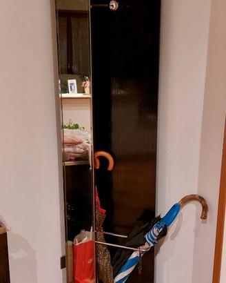 specchio porta abiti porta ombrelli