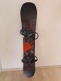 TAVOLA DA SNOWBOARD + ATTACCHI FLEX + SACCA