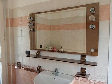 Set accessori bagno vintage Veca in cristallo colo