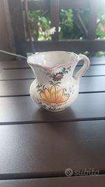 Brocca lattiera ceramica vintage pivato nove