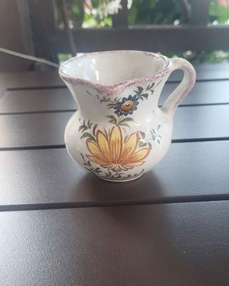 Brocca lattiera ceramica vintage pivato nove