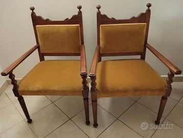 Coppia di poltroncine