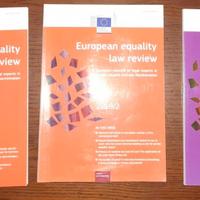 3 Libri "European Equality Law Review" - Commissio