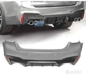 PARAURTI POSTERIORE BMW G30 17-20 LOOK M5 PDC