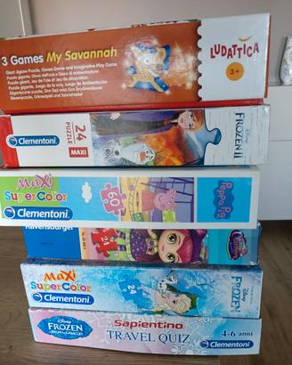 4 puzzle bambina +3 anni