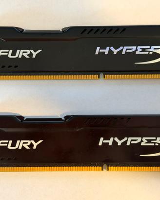 Kit RAM HyperX Fury 8GB (2x4GB) DDR3