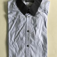 Camicia azzurra rigata Dolce & Gabbana