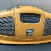 Radio vintage anni 90 gadget promozionale PROGRESS