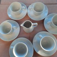 tazzine da caffe nr 6 più bricco del latte 