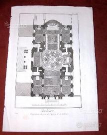 Marmo - incisione originale del '700 - Diderot