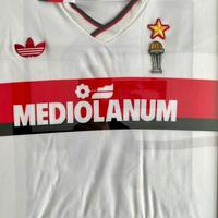 Maglietta Milan Van Basten Adidas Mediolanum 1990