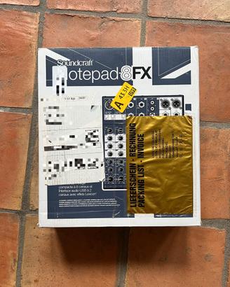 Mixer Soundcraft Notepad-8FX 8 canali, USB